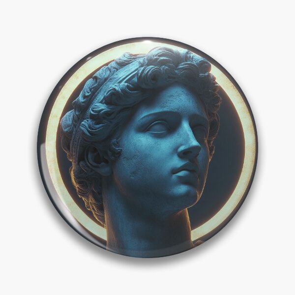 Item preview, Neon Gaze: Futuristic Greek Sculpture designed and sold by Enea Kelo.