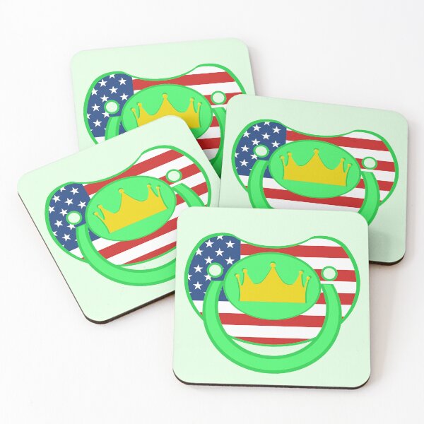 Item preview, Baby agere pacifier green  designed and sold by mikistudio.