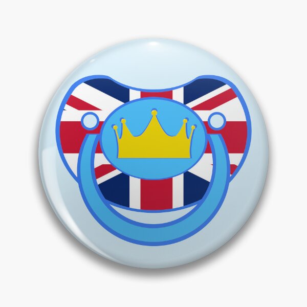 Item preview, Baby agere pacifier blue Prince designed and sold by mikistudio.