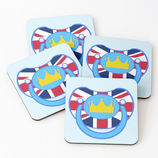 Item preview, Baby agere pacifier blue Prince designed and sold by mikistudio.
