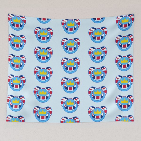 Item preview, Baby agere pacifier blue Prince designed and sold by mikistudio.