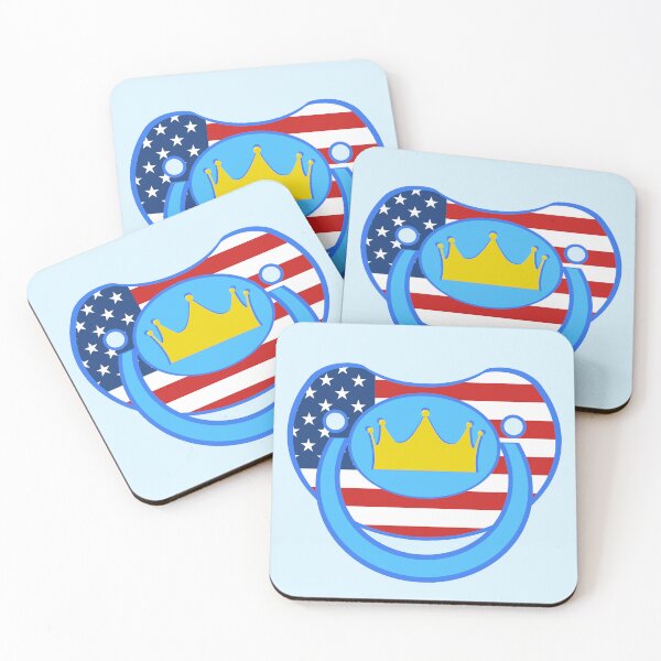 Item preview, Baby agere pacifier blue Prince designed and sold by mikistudio.