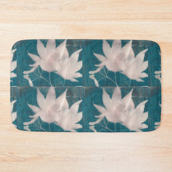 Item preview, Leaves Botanical Cyanolumen designed and sold by Katherine Edwards Art.