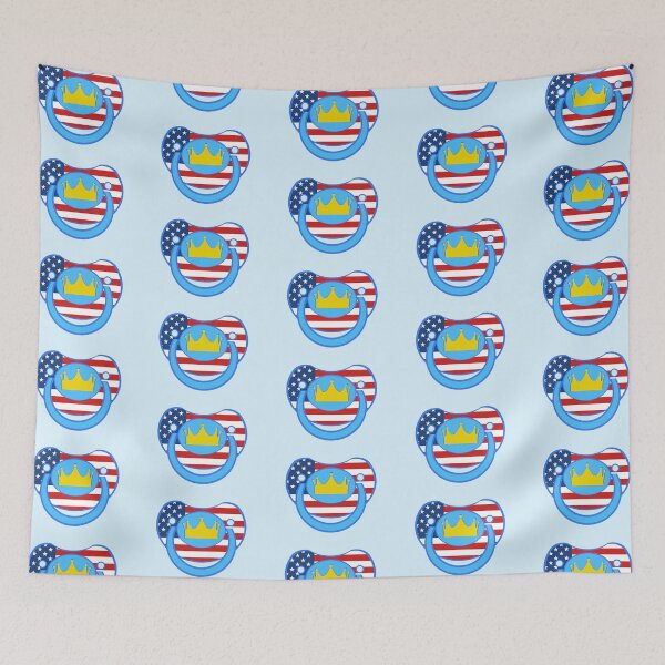 Item preview, Baby agere pacifier blue Prince designed and sold by mikistudio.