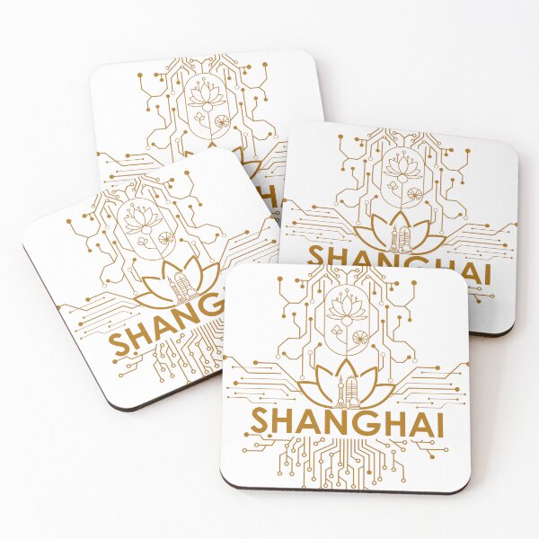 Item preview, Futuristic, minimalist circuit diagram SHANGHAI designed and sold by I-RDesign.