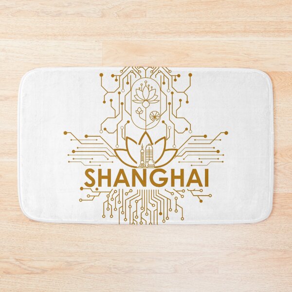 Item preview, Futuristic, minimalist circuit diagram SHANGHAI designed and sold by I-RDesign.