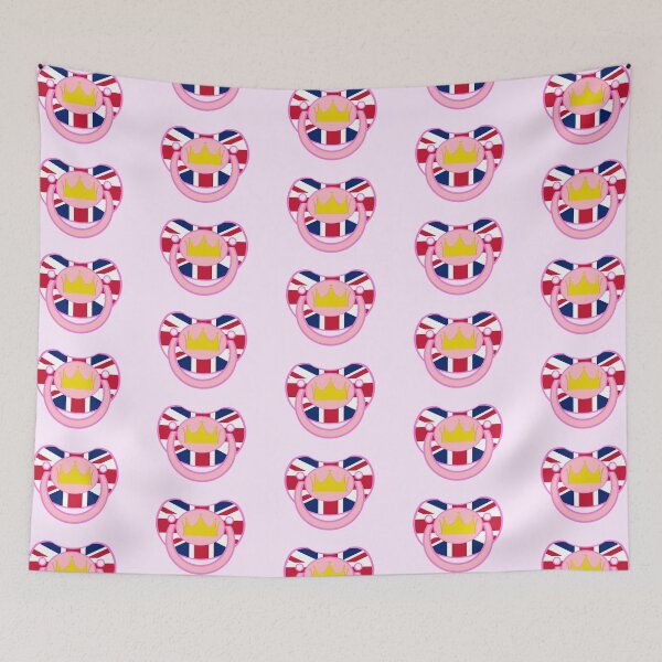 Item preview, Baby agere pacifier pink Princess designed and sold by mikistudio.