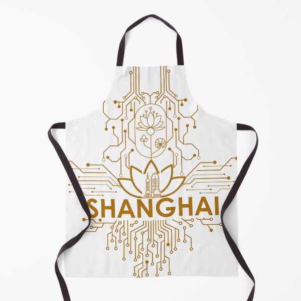 Item preview, Futuristic, minimalist circuit diagram SHANGHAI designed and sold by I-RDesign.