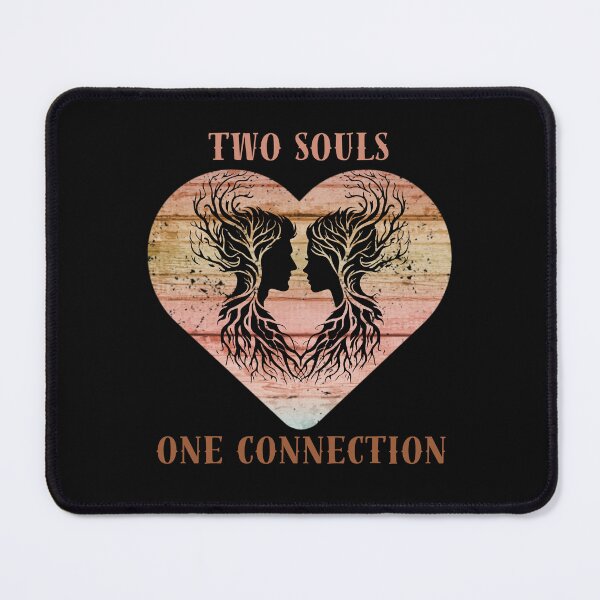 Item preview, Two Souls One Connection Couple Romantic Art designed and sold by Maggie Mustard.