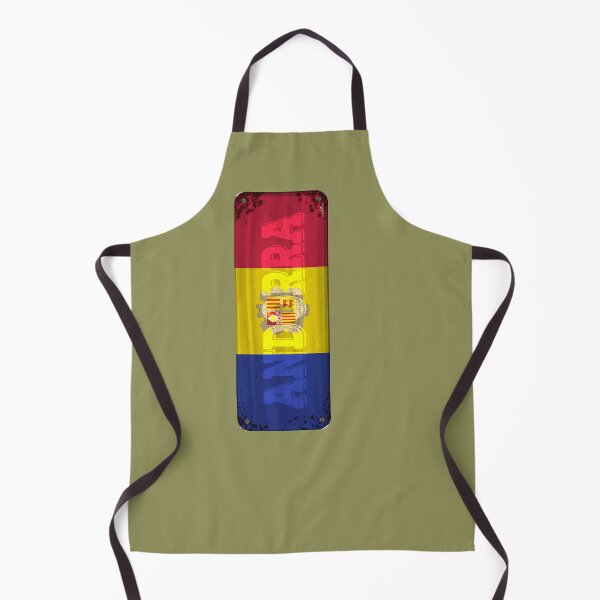 Item preview, ANDORRA Andorran Flag Sticker T-Shirt 04 designed and sold by OuterShellUK.