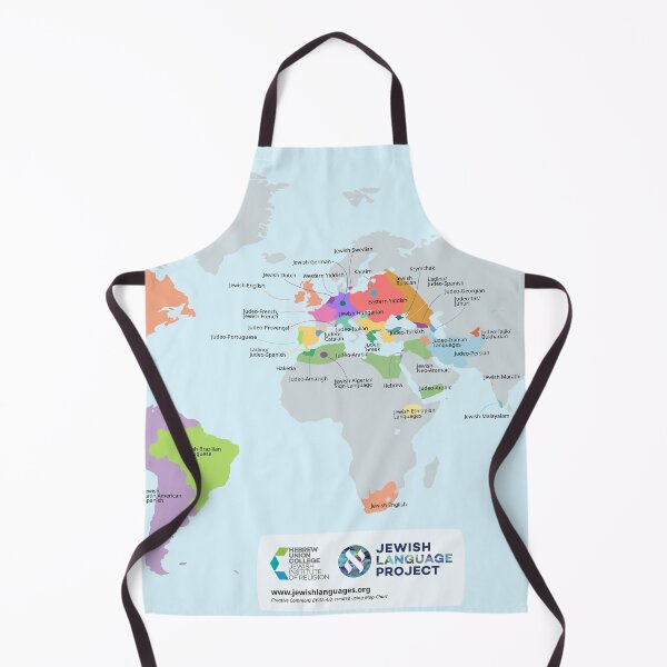 Item preview, Map of Jewish languages designed and sold by Jewish Language Project.