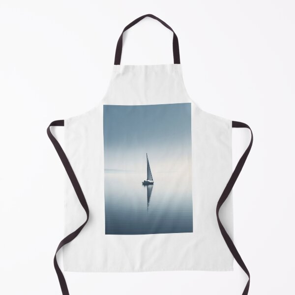 Item preview, Sailboat on the calm water surface designed and sold by MiraCleAI.