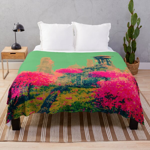 Item preview, Ancient buildings in spring of red designed and sold by MerryCrown.