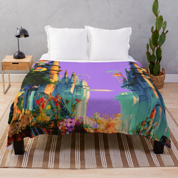 Item preview, Ancient buildings in bright afternoon spring designed and sold by MerryCrown.