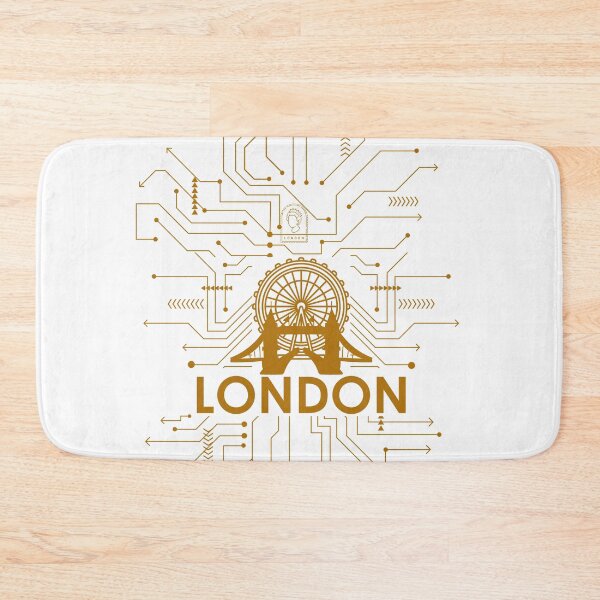Item preview, Futuristic, minimalist circuit diagram LONDON 2 designed and sold by I-RDesign.