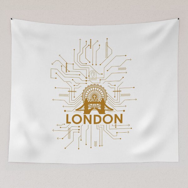 Artikelvorschau, Futuristischer, minimalistischer Schaltplan LONDON 2 entworfen und verkauft von I-RDesign.