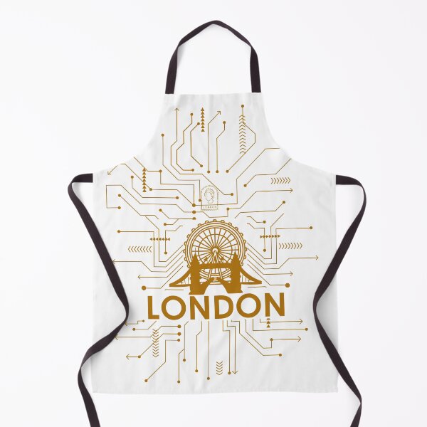 Item preview, Futuristic, minimalist circuit diagram LONDON 2 designed and sold by I-RDesign.