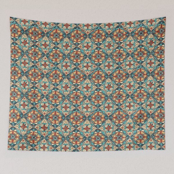 Item preview, Morrocan seamless pattern tile designed and sold by MiraCleAI.