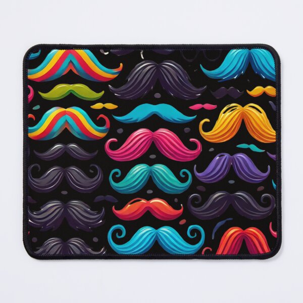 Item preview, Playful Multicolor Mustache,  designed and sold by EpicBuy.