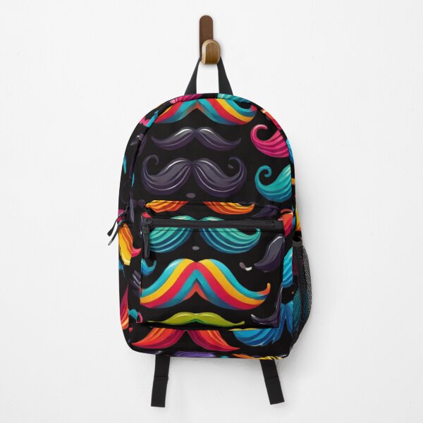 Item preview, Playful Multicolor Mustache, designed and sold by EpicBuy.
