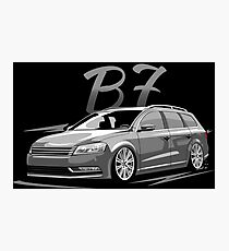 Passat B7 Variant & quot; Low Style & quot; Photographic Print