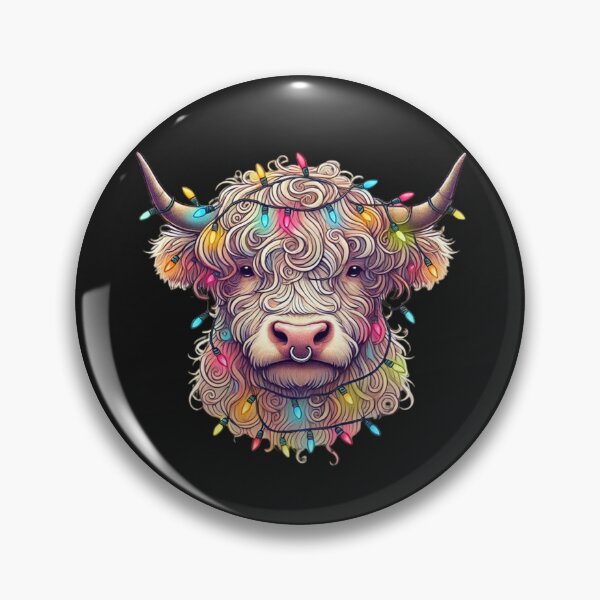 Item preview, Highland Cow Xmas Lights Merry Christmas Pajamas Holiday  designed and sold by SztylishDesigns.