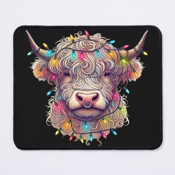 Item preview, Highland Cow Xmas Lights Merry Christmas Pajamas Holiday designed and sold by SztylishDesigns.