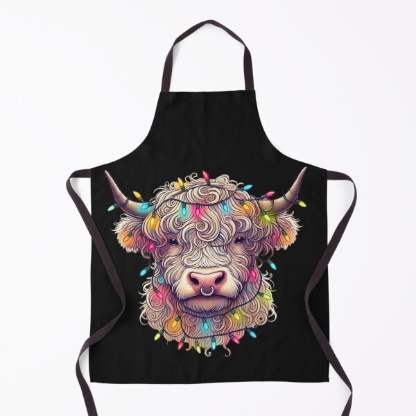 Item preview, Highland Cow Xmas Lights Merry Christmas Pajamas Holiday  designed and sold by SztylishDesigns.