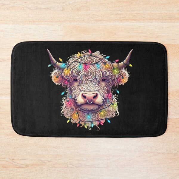 Item preview, Highland Cow Xmas Lights Merry Christmas Pajamas Holiday  designed and sold by SztylishDesigns.