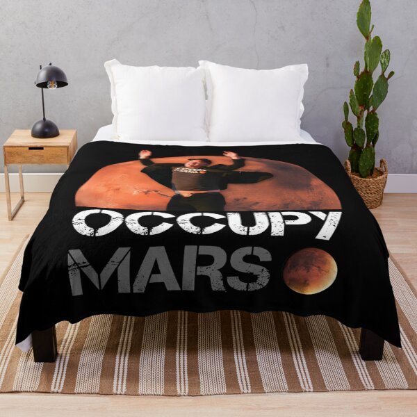 Aperçu de l'œuvre Elon Musk saute sur Occupy Mars créée et vendue par mmomtz.