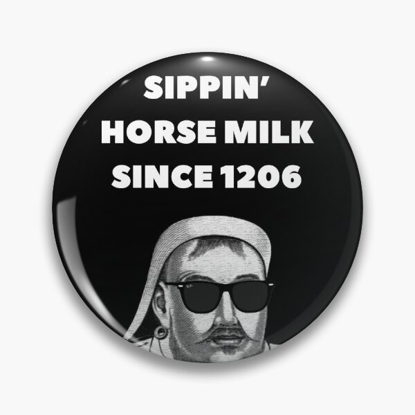 Artikelvorschau, Dschingis Khan - Sippin' Horse Milk - Übersetzung entworfen und verkauft von RedAppleStore.