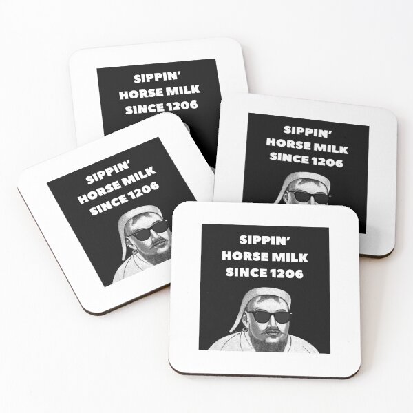 Item preview, Genghis Khan - Sippin' Horse Milk designed and sold by RedAppleStore.
