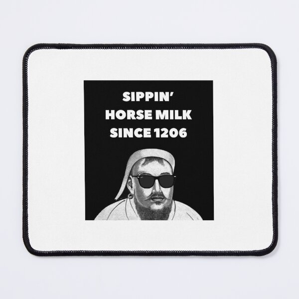 Item preview, Genghis Khan - Sippin' Horse Milk designed and sold by RedAppleStore.