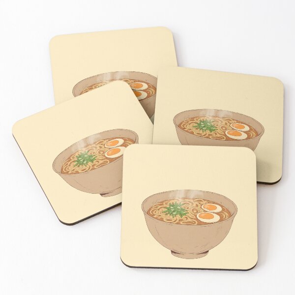 Item preview, Steamy Ramen Splendor - A Comic Delight in Pastels designed and sold by MadeByHaresShop.