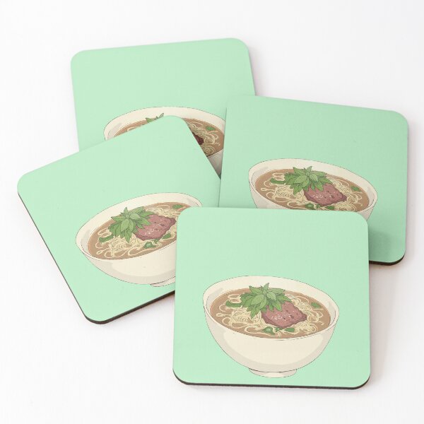 Item preview, Mint Green Pho Feast in Comic Style  designed and sold by MadeByHaresShop.