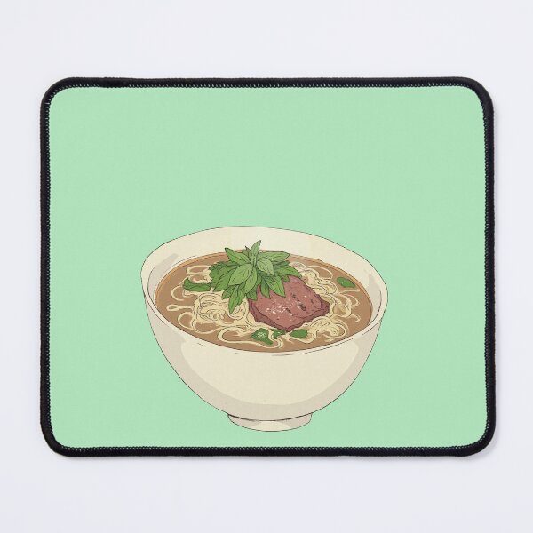 Item preview, Mint Green Pho Feast in Comic Style  designed and sold by MadeByHaresShop.