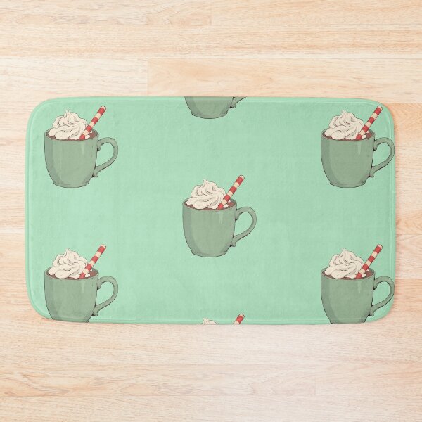 Item preview, Minty Hot Cocoa Delight - A quaint style illustration  designed and sold by MadeByHaresShop.