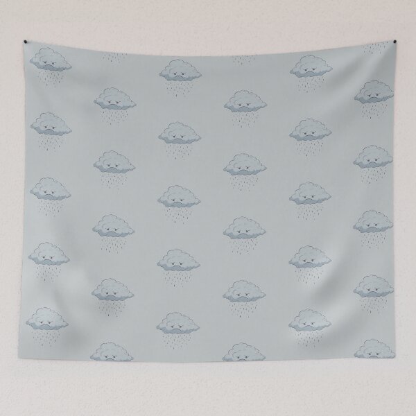 Item preview, Grim Skyline Weeping Cloud  Comic Style Illustration designed and sold by MadeByHaresShop.