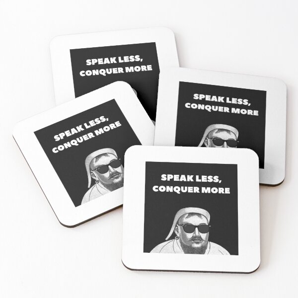 Item preview, Genghis Khan - Speak Less, Conquer More designed and sold by RedAppleStore.