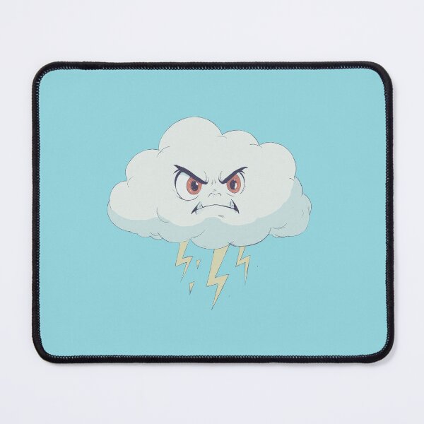 Item preview, Angry Storm Cloud Comic Illustration designed and sold by MadeByHaresShop.