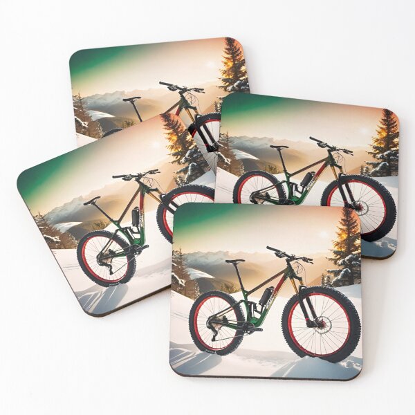Item preview, Christmas Snow MTB Ride Adventure Awaits designed and sold by GrizzlyCollective.