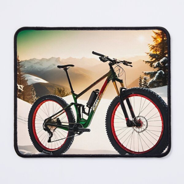 Item preview, Christmas Snow MTB Ride Adventure Awaits designed and sold by GrizzlyCollective.