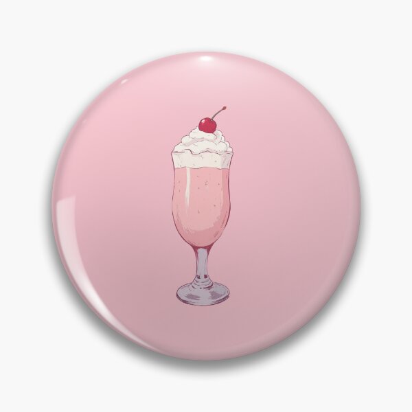 Item preview, Strawberry Delight in Pastel Pink  Comic Illustration designed and sold by MadeByHaresShop.