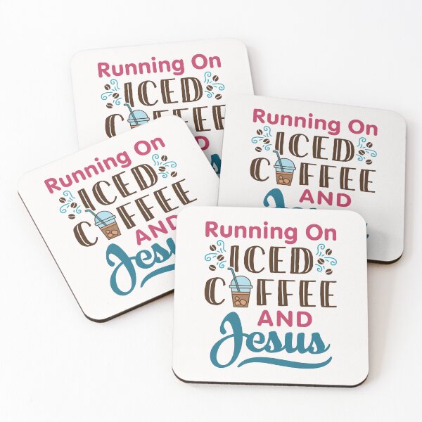Item preview, Running on Iced Coffee and Jesus  designed and sold by jaygo.
