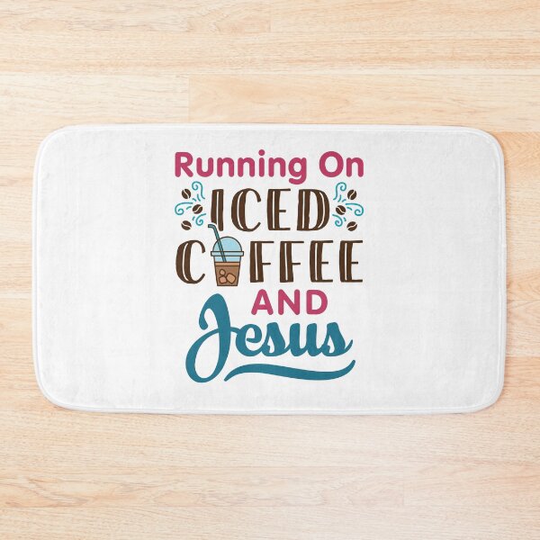 Item preview, Running on Iced Coffee and Jesus  designed and sold by jaygo.