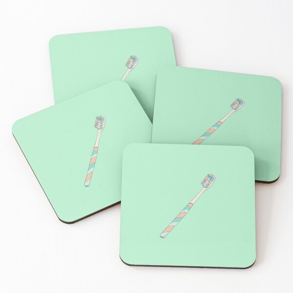 Item preview, Vibrant Toothbrush in Minty Comic Landscape designed and sold by MadeByHaresShop.