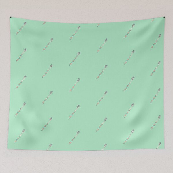 Item preview, Vibrant Toothbrush in Minty Comic Landscape designed and sold by MadeByHaresShop.