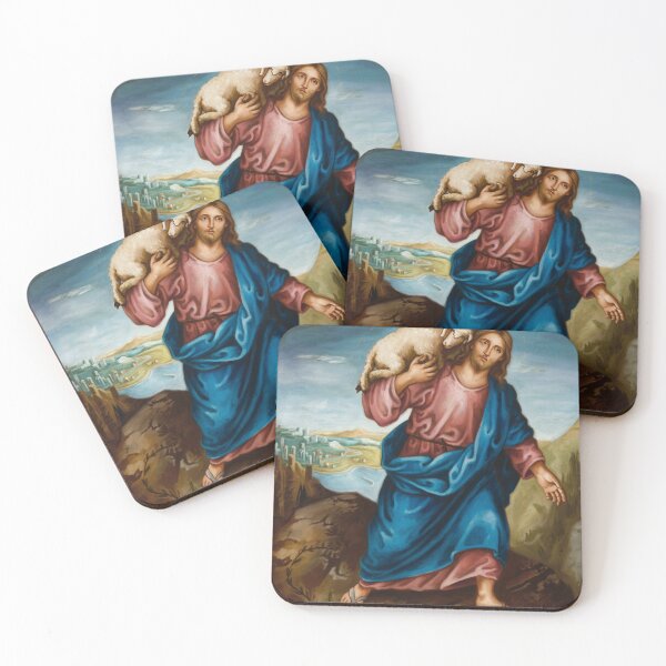 Item preview, JESUS HOLDING SHEEP PAINTING  designed and sold by Obinne.