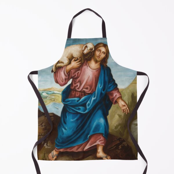 Item preview, JESUS HOLDING SHEEP PAINTING  designed and sold by Obinne.