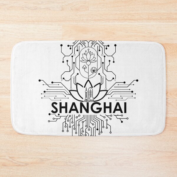 Item preview, Futuristic, minimalist circuit diagram SHANGHAI 2 designed and sold by I-RDesign.